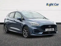 Used Ford Fiesta ST-Line 123 HP (90 kW) 2023 Blue Hatchback