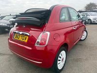 Used Fiat 500 Pop 2012 Red Cabriolet