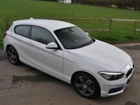 Used BMW 120 Sport Line 2016 White Hatchback
