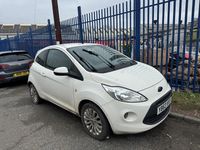 Used Ford Ka Zetec 2014 White Hatchback