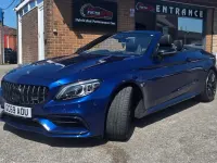 Käytetty Mercedes C63 AMG Premium Plus 2019 Sininen Avoauto