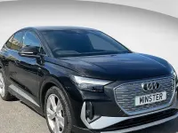 Used Audi Q4 Sportback e-tron S-Line 150 kW (204 HP) 2023 Black SUV