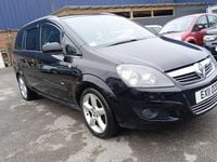 Used Vauxhall Zafira SRi 140 HP (102 kW) 2011 Black MPV