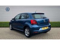Used VW Polo Edition 90 HP (66 kW) 2017 Blue Hatchback