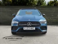 Used Mercedes CLA180 AMG Line Premium Plus 136 HP (100 kW) 2023 Blue Coupe