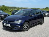 Used VW Golf VII SE 115 HP (84 kW) 2018 Blue Hatchback