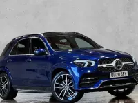 Used Mercedes GLE400 AMG line 330 HP (242 kW) 2020 Blue SUV