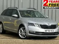 Second-hand Skoda Octavia SE L 150 CP (110 kW) 2020 Argintiu Break