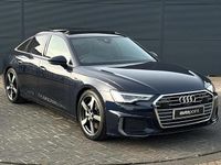 Used Audi A6 S-Line 295 HP (216 kW) 2021 Blue Sedan