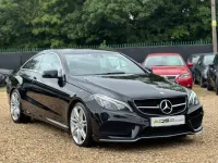 Used Mercedes E220 AMG line 2016 Black Coupe