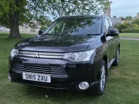 Used Mitsubishi Outlander P-HEV 2015 Black Estate