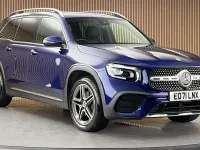 Used Mercedes GLB200 AMG line 163 HP (119 kW) 2021 Blue SUV