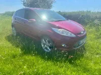 Used Ford Fiesta Titanium 2008 Red Hatchback