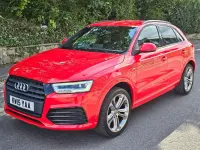 Used Audi Q3 S-Line 150 HP (110 kW) 2015 Red SUV