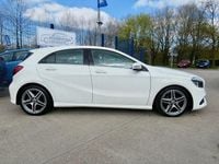 Used Mercedes A160 AMG line 102 HP (75 kW) 2017 White Hatchback