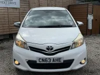 Used Toyota Yaris Trend 2013 White Hatchback