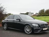 Usado Mercedes E220 AMG line 191 CV (140 kW) 2020 Negro Berlina