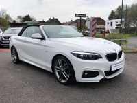 Used BMW 218 M Sport 147 HP (108 kW) 2017 White Cabriolet