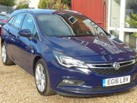 Used Vauxhall Astra SRi 160 HP (117 kW) 2016 Blue Estate