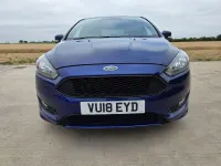 Used Ford Focus ST-Line 140 HP (102 kW) 2018 Blue Hatchback