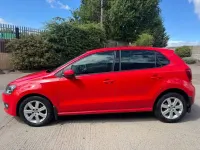 Used VW Polo Match 85 HP (62 kW) 2012 Red Hatchback