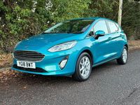 Used Ford Fiesta Zetec 100 HP (73 kW) 2018 Blue Hatchback