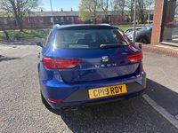 Used Seat Leon FR 150 HP (110 kW) 2019 Blue Estate
