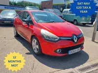Used Renault Clio Dynamique 90 HP (66 kW) 2014 Red Hatchback