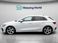Begagnad Audi A3 Sportback S-Line 2022 Vit Halvkombi