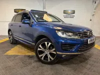 Used VW Touareg R-line 262 HP (192 kW) 2016 Blue SUV