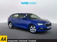 Used Skoda Scala SE 95 HP (69 kW) 2022 Blue Hatchback