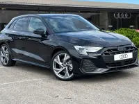 New Audi A3 Sportback Black Edition 2026 Green Hatchback