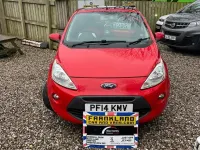 Usado Ford Ka Zetec 69 HP (50 kW) 2014 Vermelho Citadino