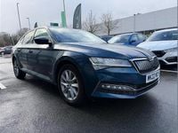 Used Skoda Superb SE Technology 214 HP (157 kW) 2022 Blue Hatchback