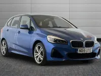Used BMW 225 Active Tourer M Sport 221 HP (162 kW) 2019 Estoril blue MPV