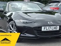 Used Mazda MX5 Inclusive 160 HP (117 kW) 2017 Black Cabriolet