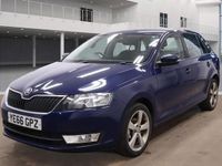 Used Skoda Rapid SE 90 HP (66 kW) 2016 Blue Hatchback
