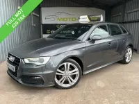 Used Audi A3 Sportback S-Line 110 HP (80 kW) 2014 Grey Hatchback