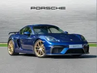 Used Porsche Cayman GT4 414 HP (304 kW) 2023 Blue Coupe