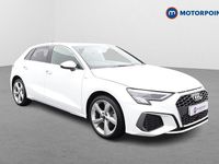 Used Audi A3 e-tron S-Line 2023 White Hatchback