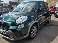 Używany Fiat 500L Trekking 2014 Zielony Minivan