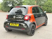 Used Smart ForFour 71 HP (52 kW) 2016 Black Hatchback