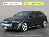 Used Audi A3 S-Line 2023 Black Sedan