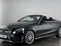 Used Mercedes C300 AMG Line Premium Plus 245 HP (180 kW) 2018 Black Cabriolet