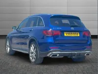 Used Mercedes GLC300 AMG Line Premium 241 HP (177 kW) 2019 Blue SUV