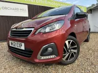 Used Peugeot 108 Active 72 HP (52 kW) 2021 Red Hatchback