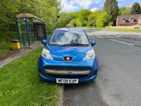 Used Peugeot 107 68 HP (50 kW) 2009 Blue Hatchback