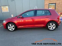 Used VW Golf VII Match 105 HP (77 kW) 2015 Red Hatchback