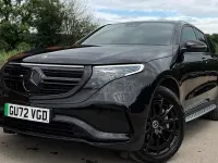Used Mercedes EQC400 AMG line 300 kW (408 HP) 2022 Black SUV