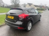 Used Ford Focus Zetec 125 HP (91 kW) 2017 Black Hatchback